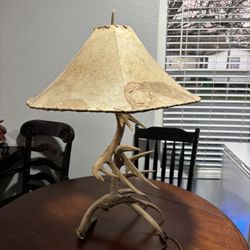 Deer antler lamp/ read description before messaging!