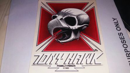 Tony Hawk! sticker 1983 Vintage Sticker