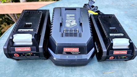 The CRAFTSMAN®  Die-Hard™ 40-volt Lithium-Ion battery set