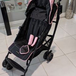 Summer Infant 3Dlite+ Lightweight Stroller – Black/Pink