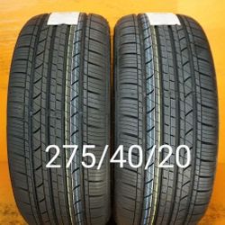 4 New Tires For Sale 275/40/20 We Service Motorcycle Tires