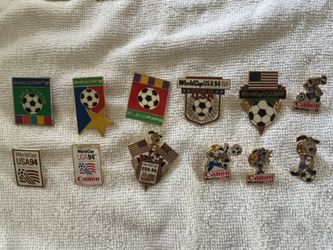 Vintage 1994 World Cup Soccer Pins
