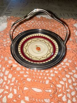 Vintage Krome bucket plate