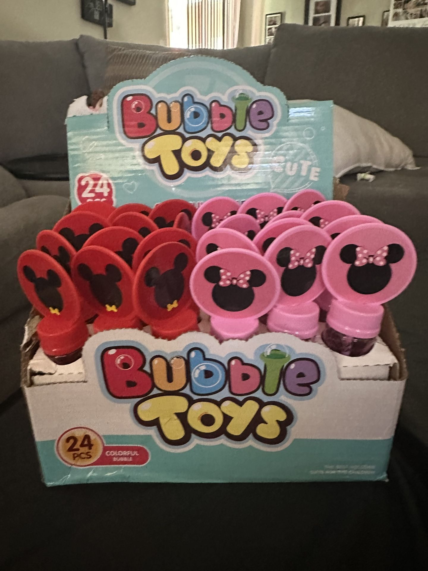 New Mickey and Minnie bubbles