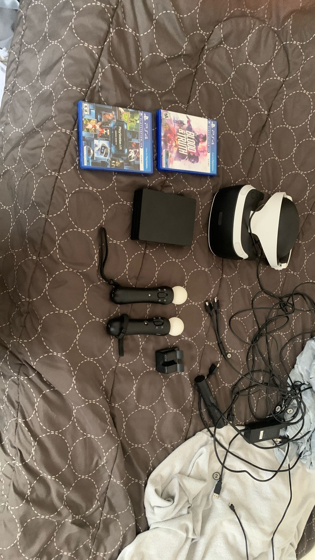 PlayStation 4 Vr Headset And Games