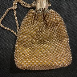 Mesh Purse / Beaded Evening Bag