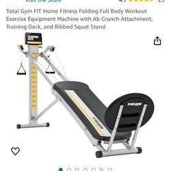Total Gym FIT Home Fitness Folding Full Body Workout for Sale in Redlands CA OfferUp