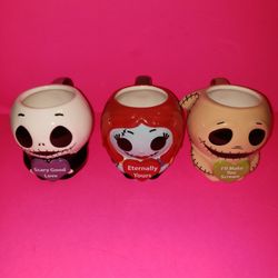 Disney VALENTINES  CUP SET OF 3