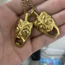 laugh now cry later pendants 