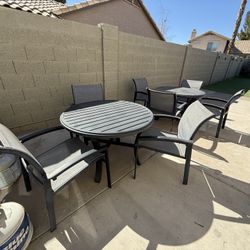 Patio Sets 2 Tables 7 Chairs 