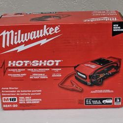 Milwaukee M18 18V Lithium-Ion Cordless 2000 Peak Amp HOTSHOT Jump Starter (Tool-Only)
 Brand New 