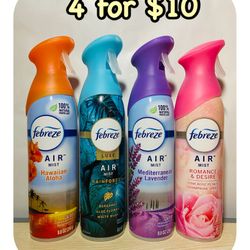 Febreze Air Mist 8.8 oz Bundle 