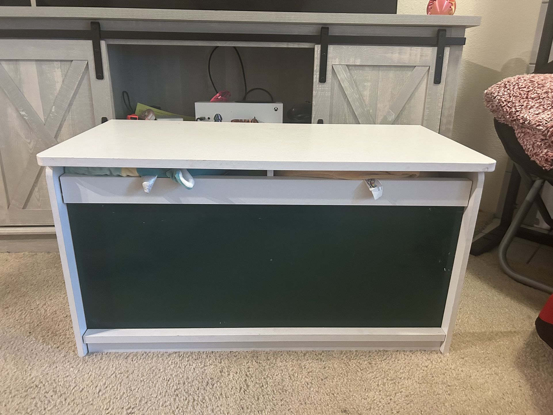 Chalk Board Toy Chest