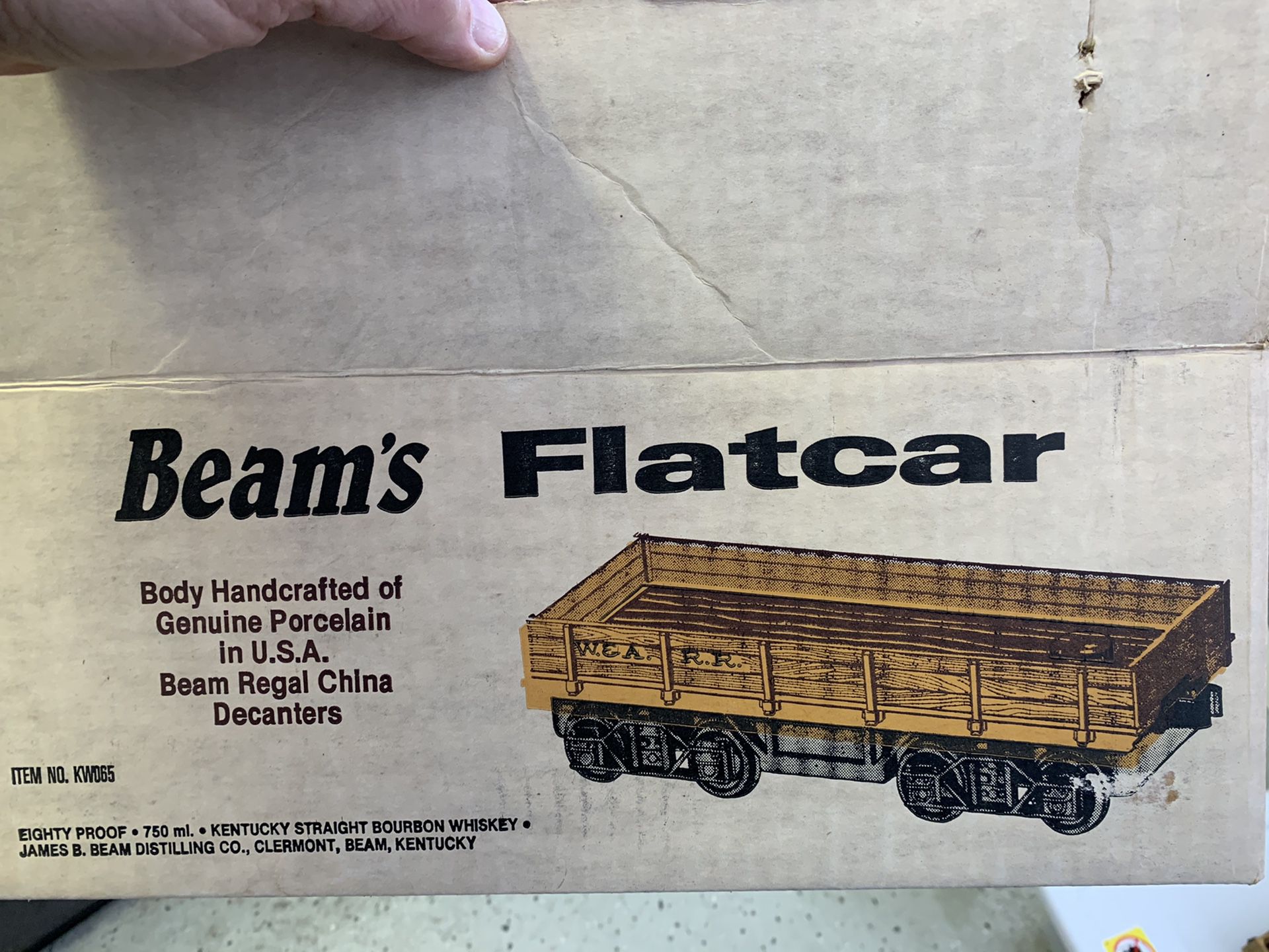 Beam’s Flatcar Decanter