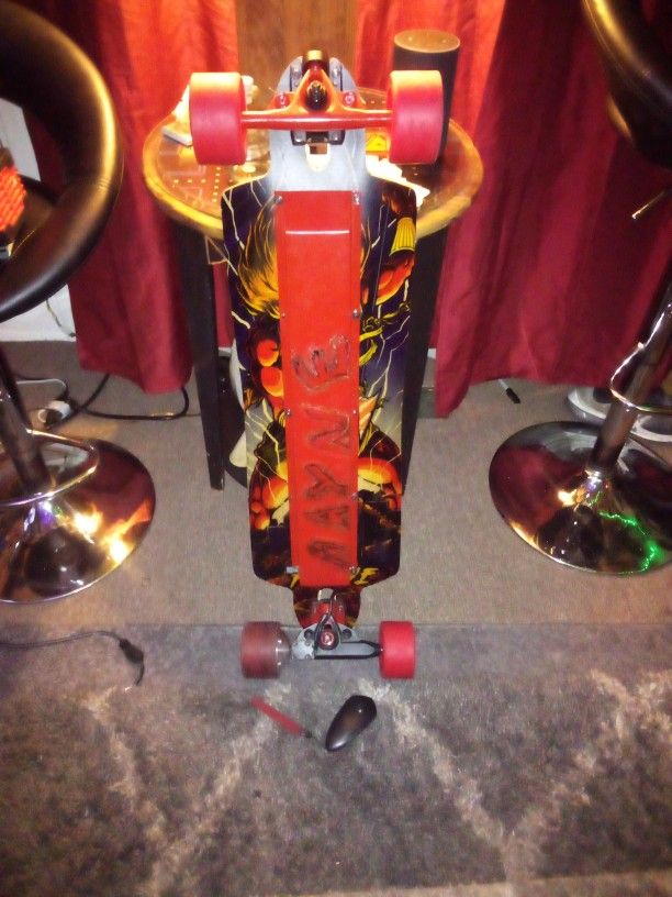 Homemade Rayne -blitzart Electric Longboard With Remote 