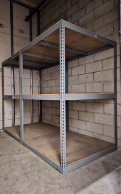 Industrial 3 Tier Racks 48 in W x 48 in D Used Heavy Duty Storage Shelving Stronger Than Homedepot Lowes And Costco Delivery Available