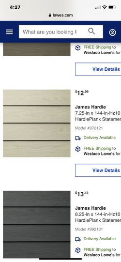 New Hardiplank Siding, 8.5 X 12ft,  Quantity 40, 10 Each, and 3.5 X 12ft and 5.5 X 12ft, Both $16 Each, Pay No Taxes.
