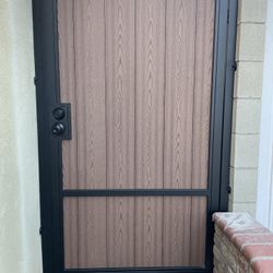 Wrought iron gates