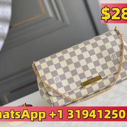 Louis Vuitton Favorite MM Handbag Canvas Shoulder Bag