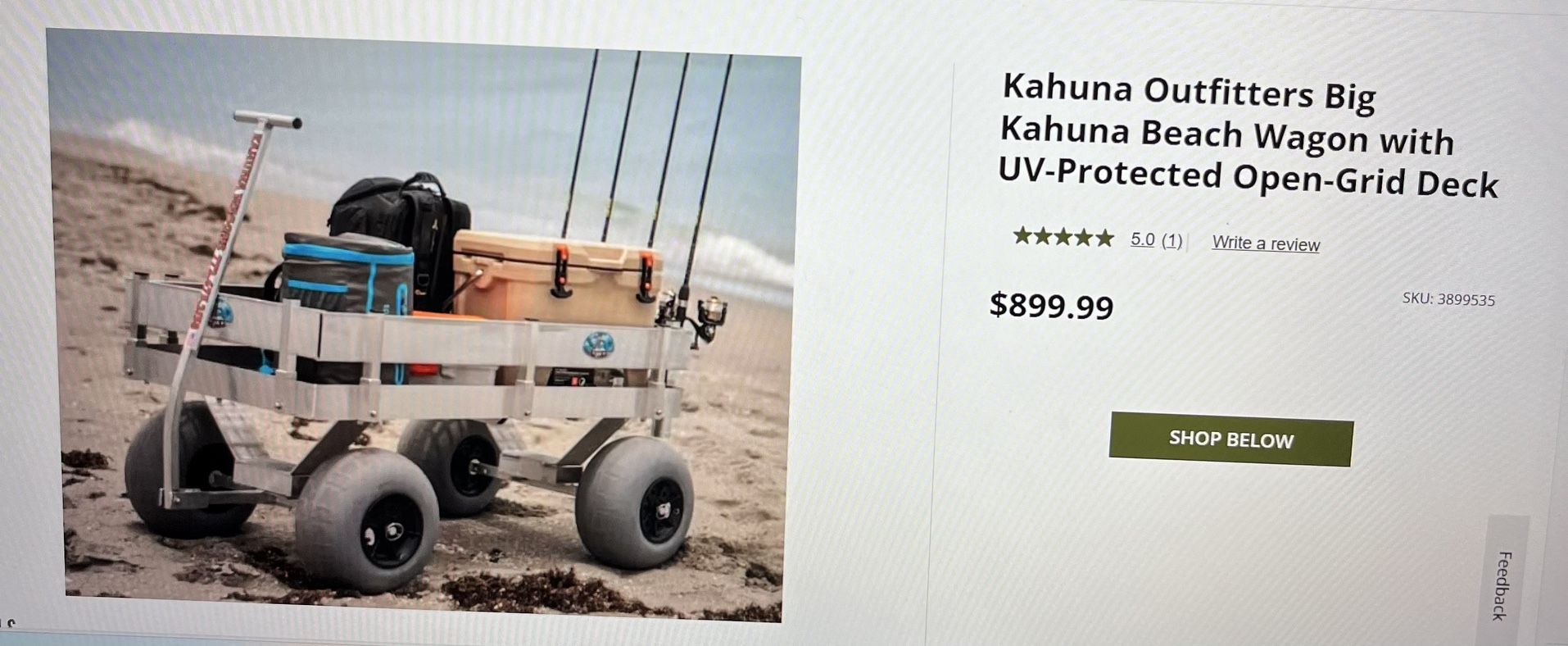 Big Kahuna Beach / Fishing Cart