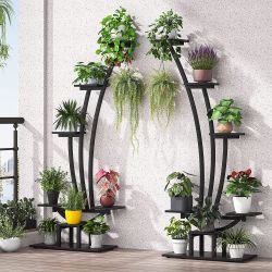 New 6-tier Tall Indoor Plant Stand Pack of 2 for Garden Balcony