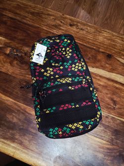LRG "Remix" Sling Bag - Rasta Multicolor - One Size