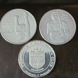 .999 SILVER  PGA  1oz.  rounds 