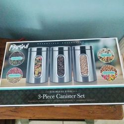 Parini stainless Steel canister Set 