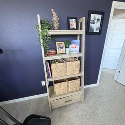 Wood Shelving Unit
