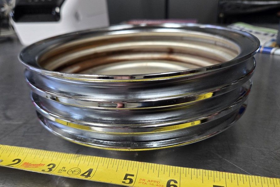 Crank Shaft Pulley GM Chevy Chrome