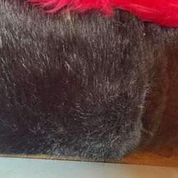 Black Bear Faux Fur Close Out 4 Yards Only Tissavel  OC Faux Fur Liquidation Sale