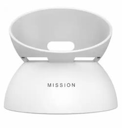 Mission Battery Base for Amazon Echo Dot 4th & 5th Gen | White |MC95W | NEW SEALED