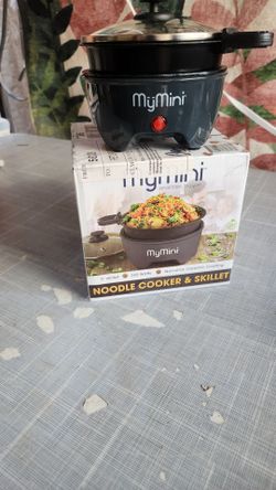 MyMini 5-inch Noodle Cooker, Ramen Cooker, & Electric Hot Pot, Blackberry