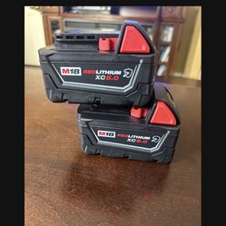 Milwaukee M18 XC 5.0 Batteries 