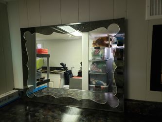 1940s antique mirror, Donnelly Kelly mirror holland mi