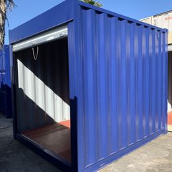 10FT STORAGE CONTAINER w/ ROLL-UP DOOR – CLEAN & READY