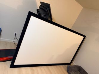 100” Fixed Frame Projector Screen – Excellent Condition