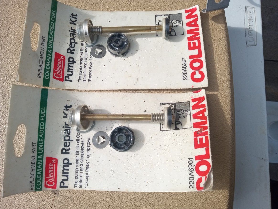 (2) Coleman Lantern Pump Repair Kit 220A6201 )