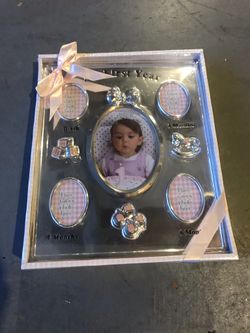 Silver Baby Frame