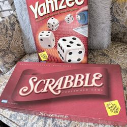 Scrabble and Yahtzee