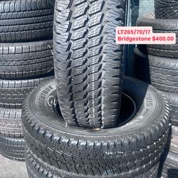 Lt265/70/17 Bridgestone Semi New All Four 98 % TREAD LIFE | ❗Ask For Availability / Pregunta Por Disponibilidad ❗|