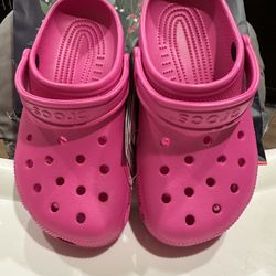Classic Crocs Size M3/W5 Pink