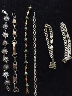 Sterling bracelets 17.00 each