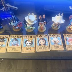 ONE PIECE X THE MONSTERS - OPEN BOX - 6 TOTAL