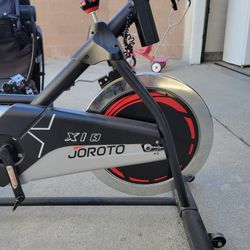JOROTO Stationary Bike - Works Great,comfy Seat And Resistance Working. However It Is Missing The Right Pedal. Used