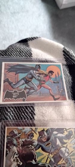 Vintage 1966 Batman Topps Card 12 &28 Cash Porch Pickup Redmond 