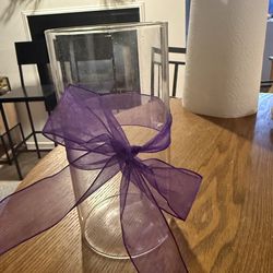 Glass vases centerpieces