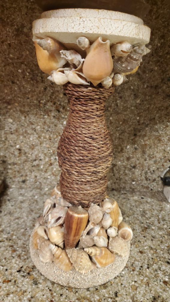 Sea Shell Candle Holder Large 13x5