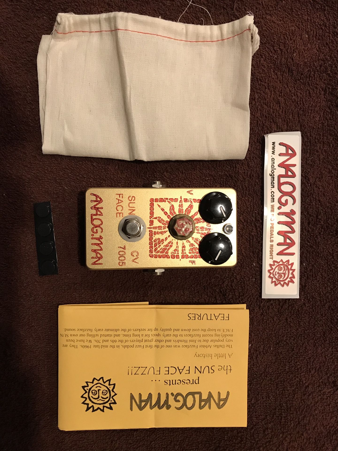 Analogman SunFace Fuzz CV 7005 Pedal for Sale in Peoria, AZ - OfferUp