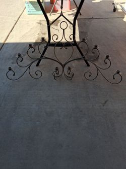 Wall candleabra with 6 sconce or candle placement